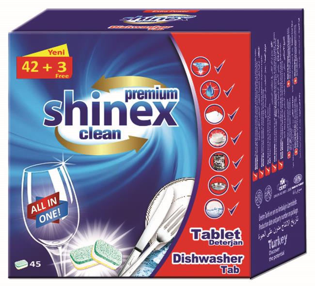 Shinex Dishwasher Tab 45 Pcs