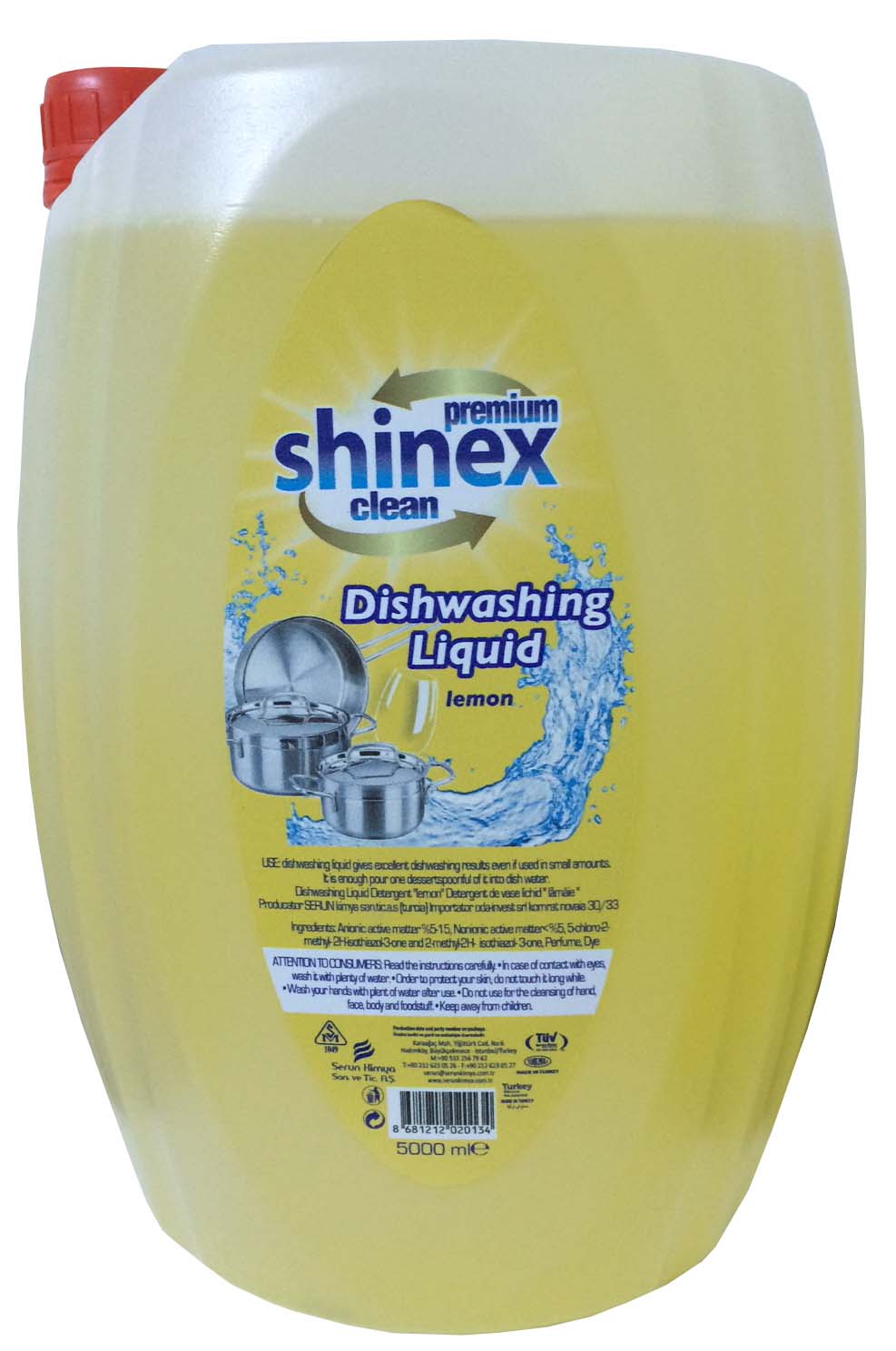 Shinex Dishwashing Liquid Lemon 5 Kg