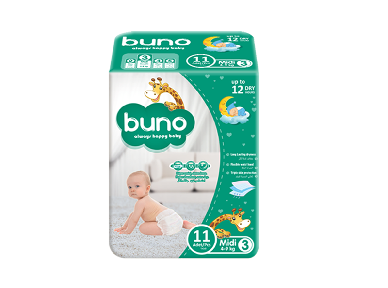 Buno Baby Diapers Midi 11 Pcs