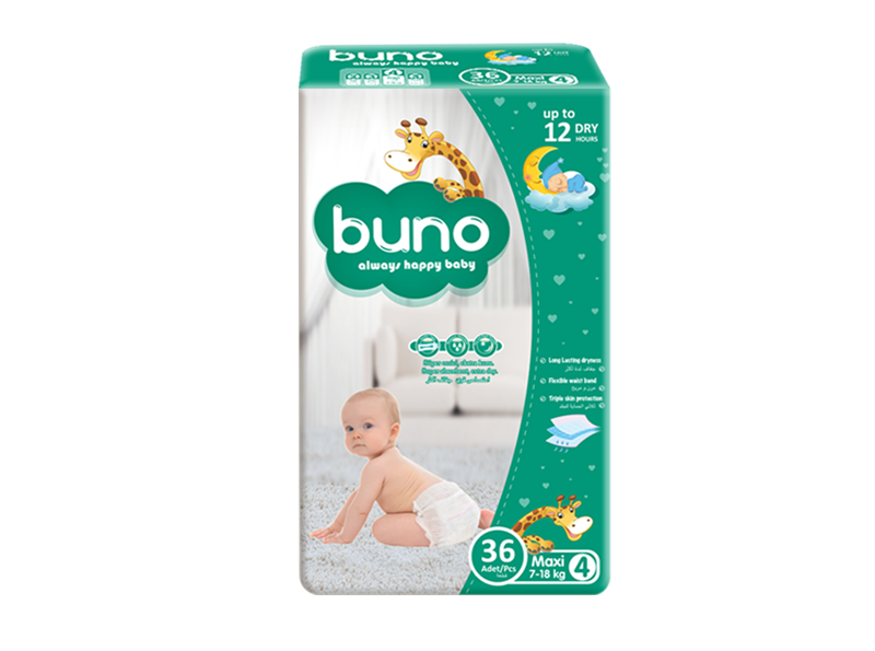 Buno Baby Diapers Maxi 36 Pcs
