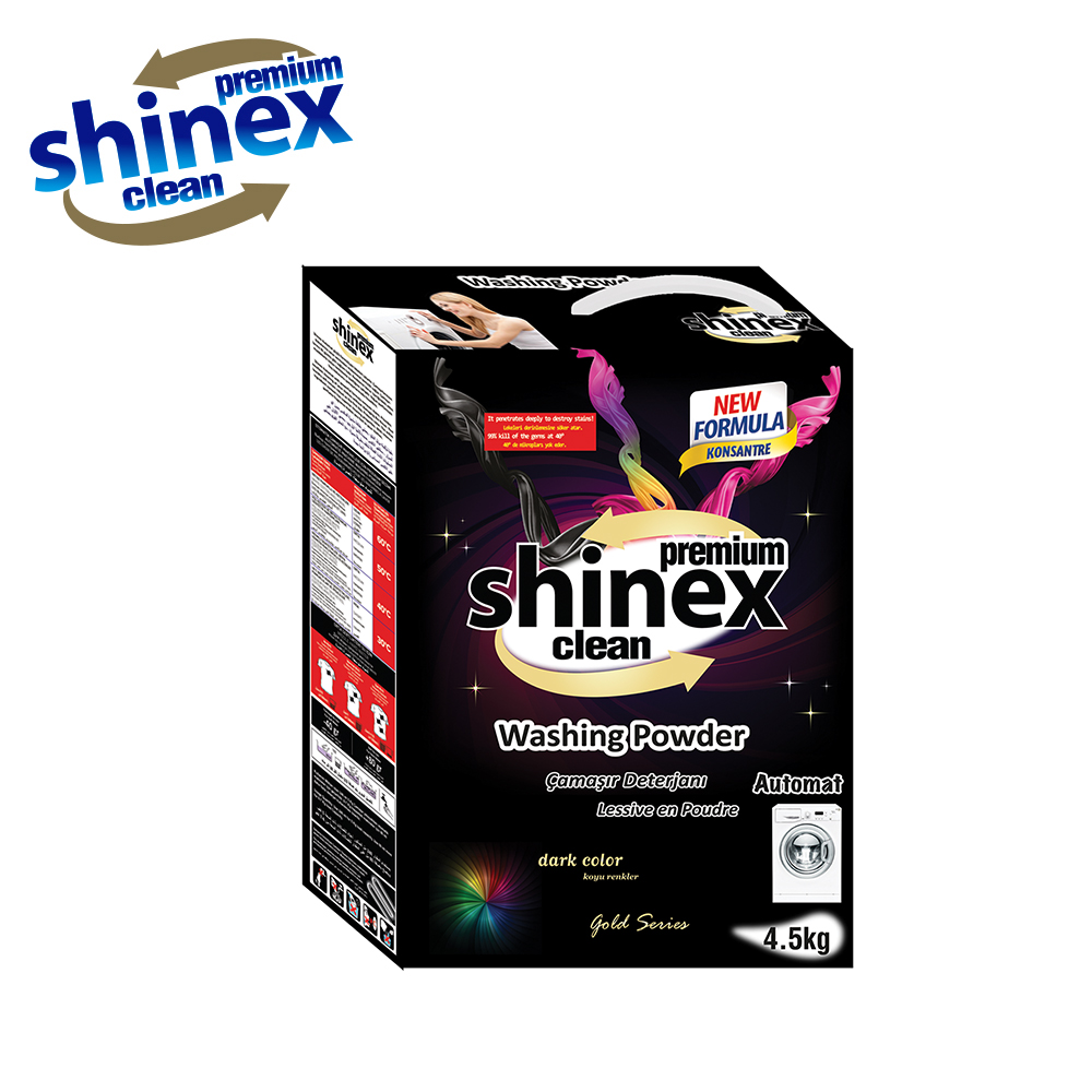 Shinex Matic - Automat Powder Detergent 4,5 Kg For Black- Box