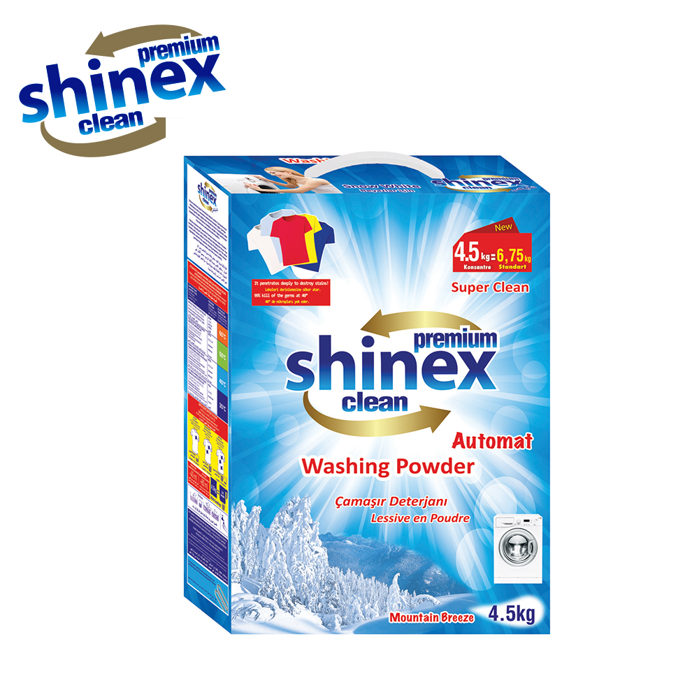 Shinex Matic - Automat Powder Detergent 4,5 Kg - Box